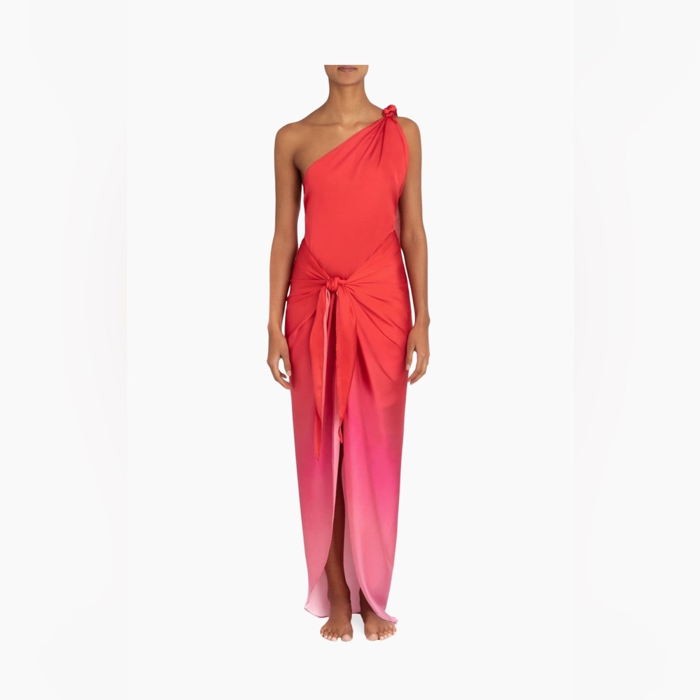 Baobab Marea One-Shoulder Draped Dress Size L